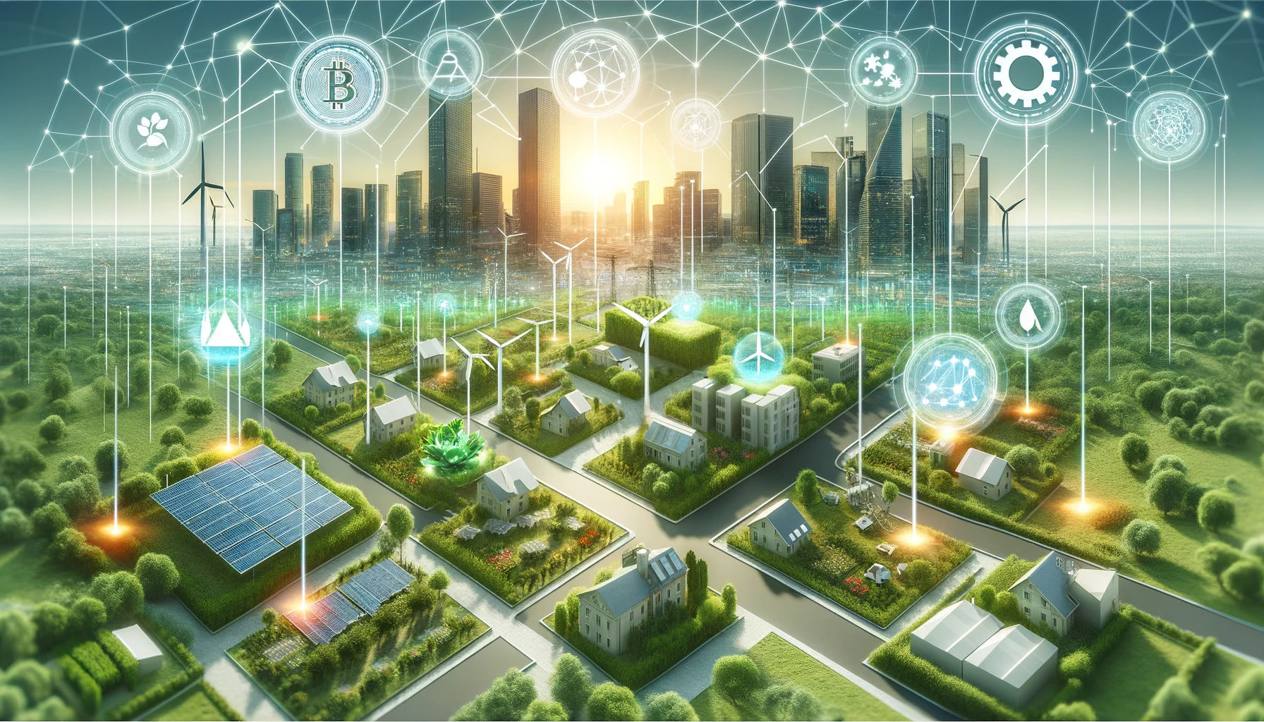Read more about the article Building Sustainable Cities with Blockchain and DeFi Innovations