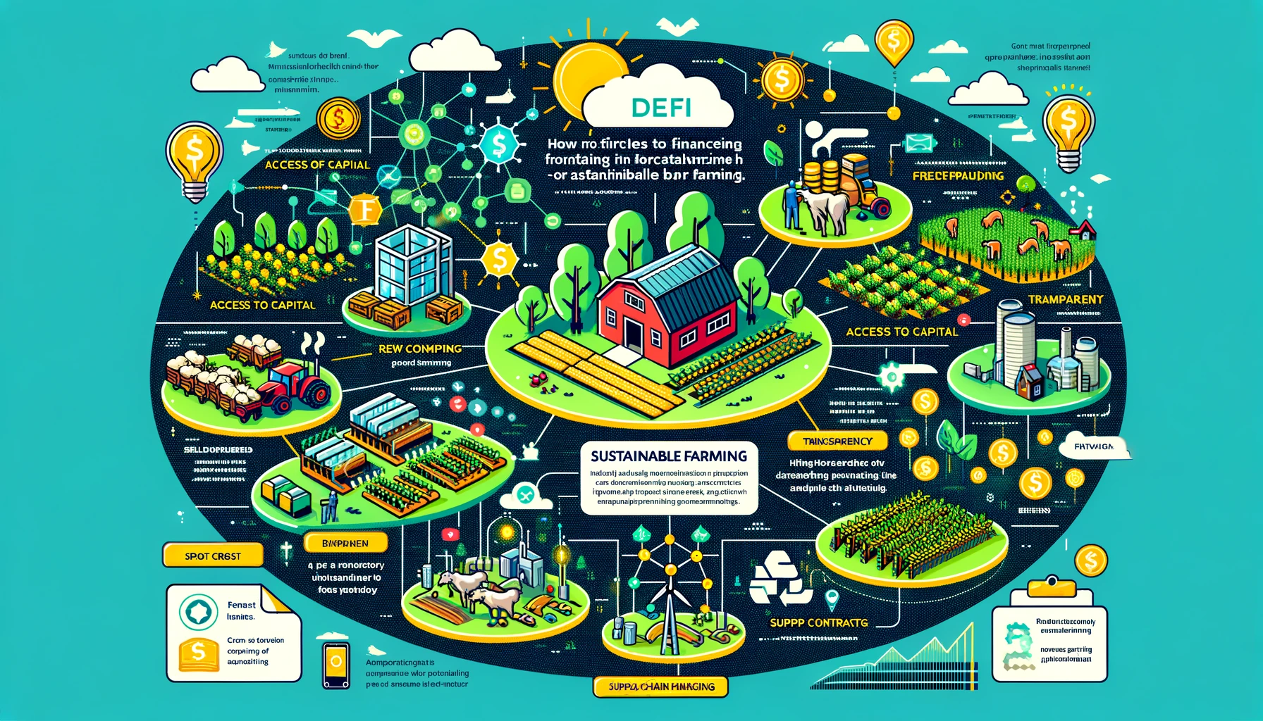 Read more about the article The Future of Agriculture: Financing Sustainable Farming through DeFi